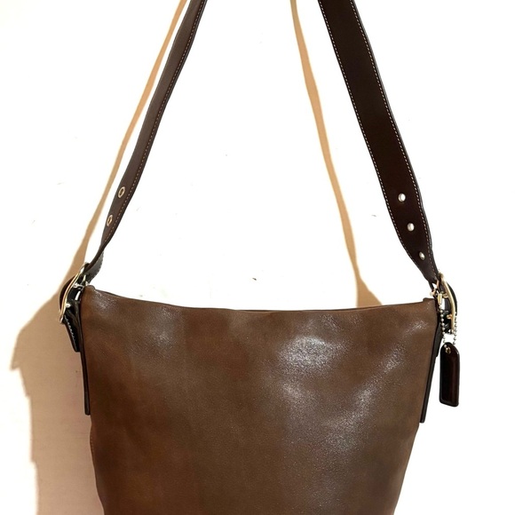 Coach vintage distressed Brown Leather Shoulder Bag - Picture 8 of 8